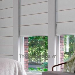 Mẫu rèm roman đẹp cho cửa sổ phòng ngủ