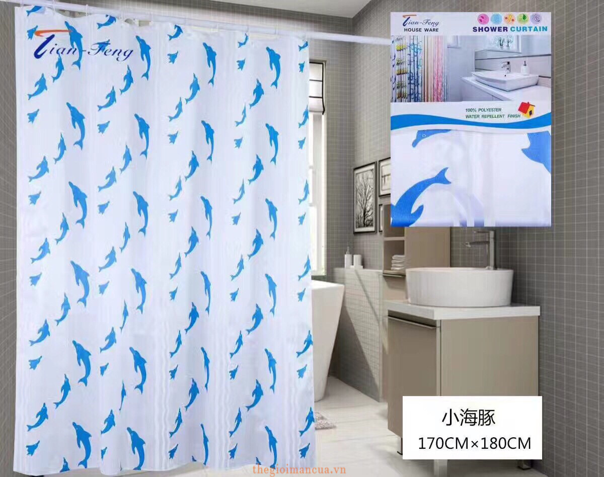 Rèm phòng tắm chống thấm nước - Thế Giới Màn Cửa