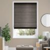 Rèm roman kẹp 1 lớp giá rẻ chống nắng màu xám