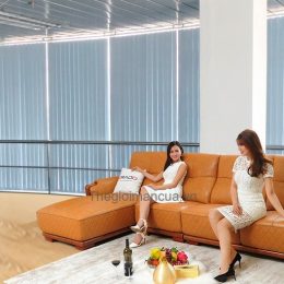 Rèm al1 dọc văn phòng hiện đại chống nắng