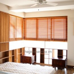 Rèm gỗ cửa sổ phòng ngủ