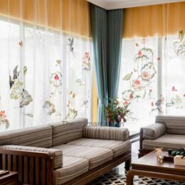 rèm vải gia đình