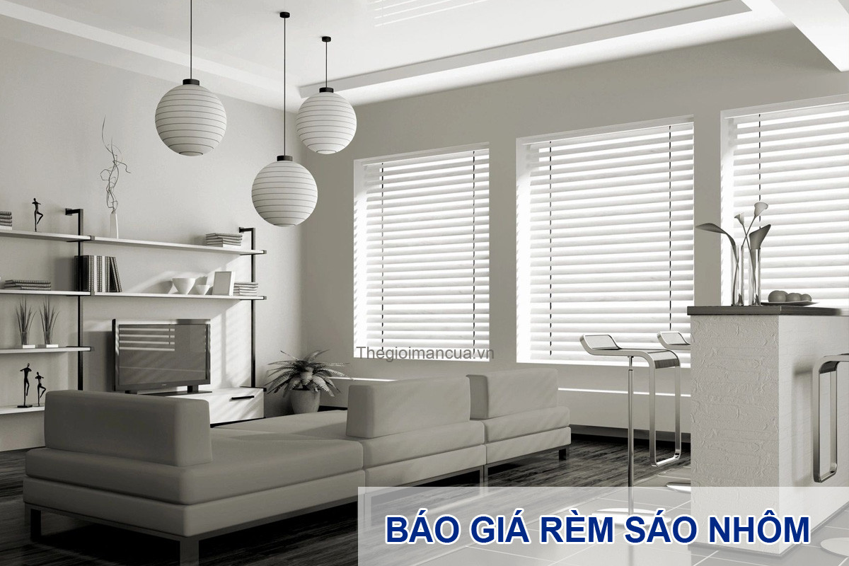 báo giá rèm sáo nhôm