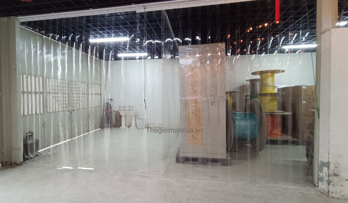 Rèm Nhựa PVC Ngăn Lạnh Điều Hòa