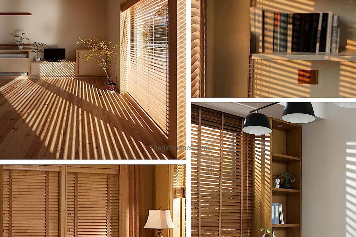 các loại rèm sáo gỗ các loại rèm sáo gỗ