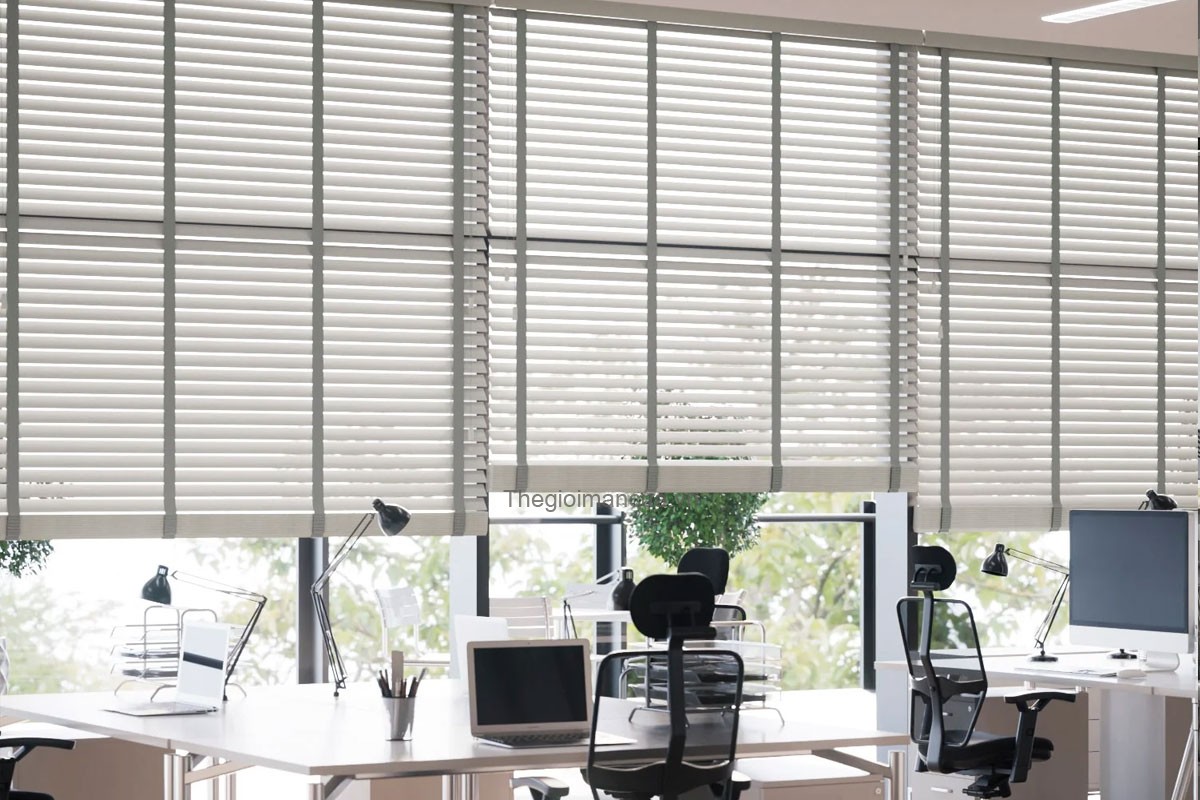 rèm sáo nhôm tự động