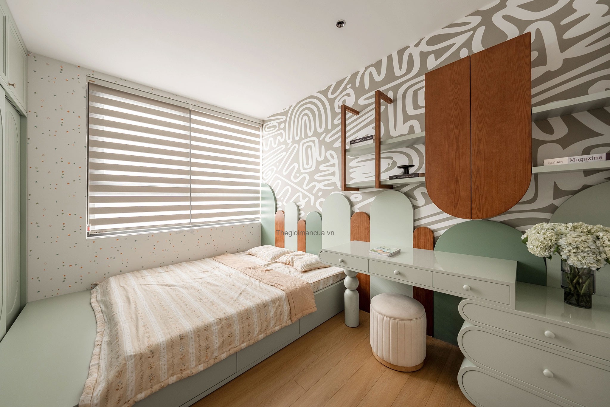 rèm cầu vồng giá rẻ