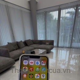 Rèm vải lá dọc tự động